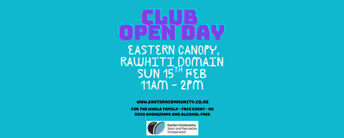 Club Open Day banner